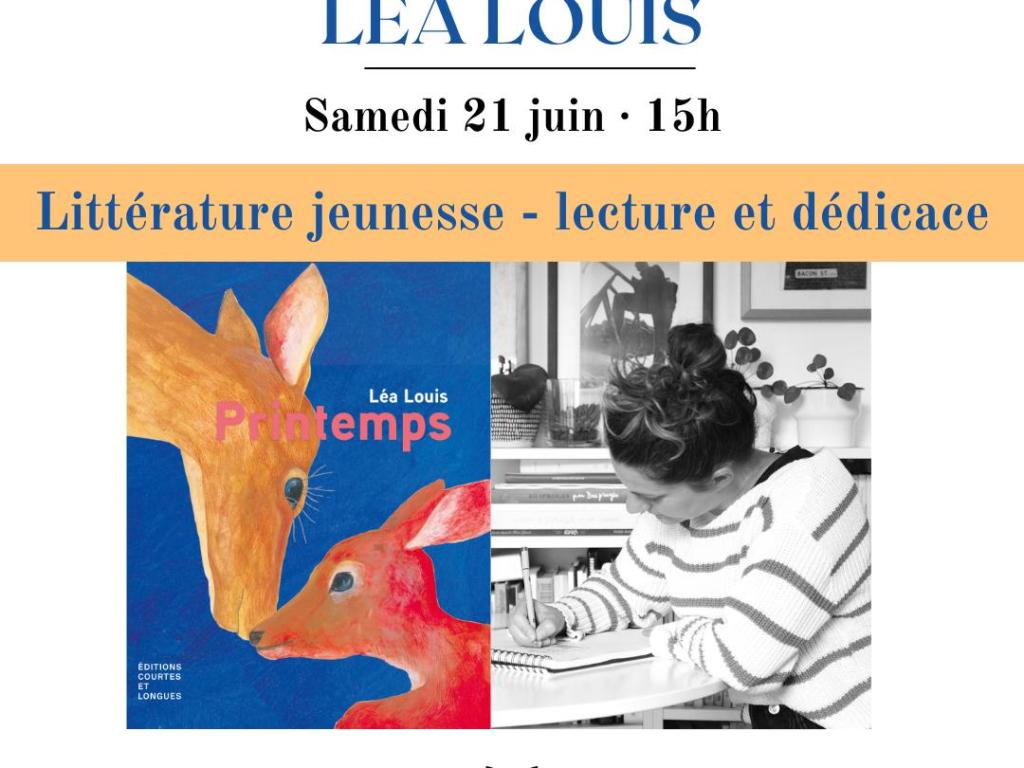 Lecture et décicace avec Léa Louis