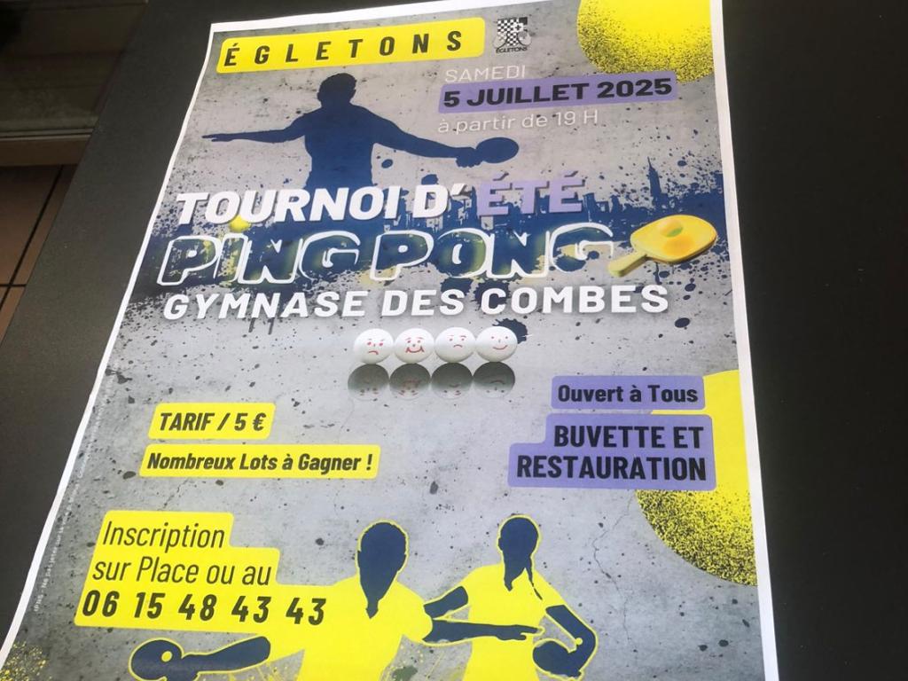Tournoi de ping-pong