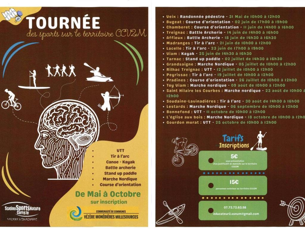 Tournée des sports sur le territoire CCV2M : Randonnée à Veix