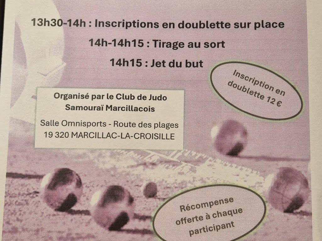 Concours de pétanque