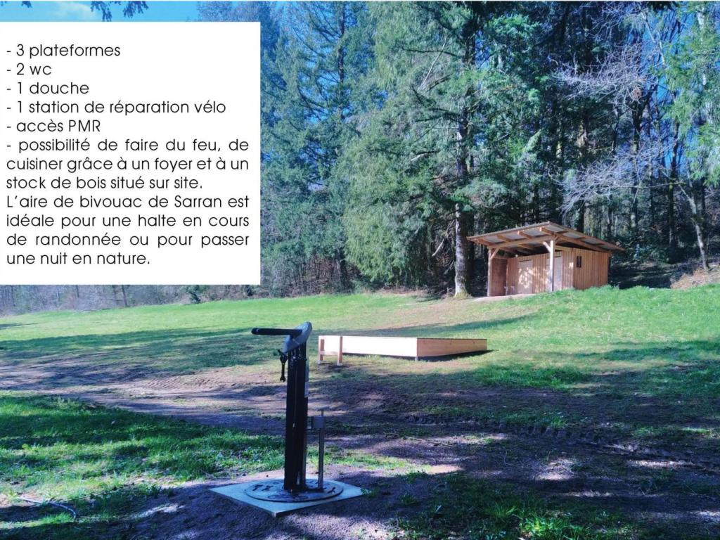 Aire de bivouac de la Tine