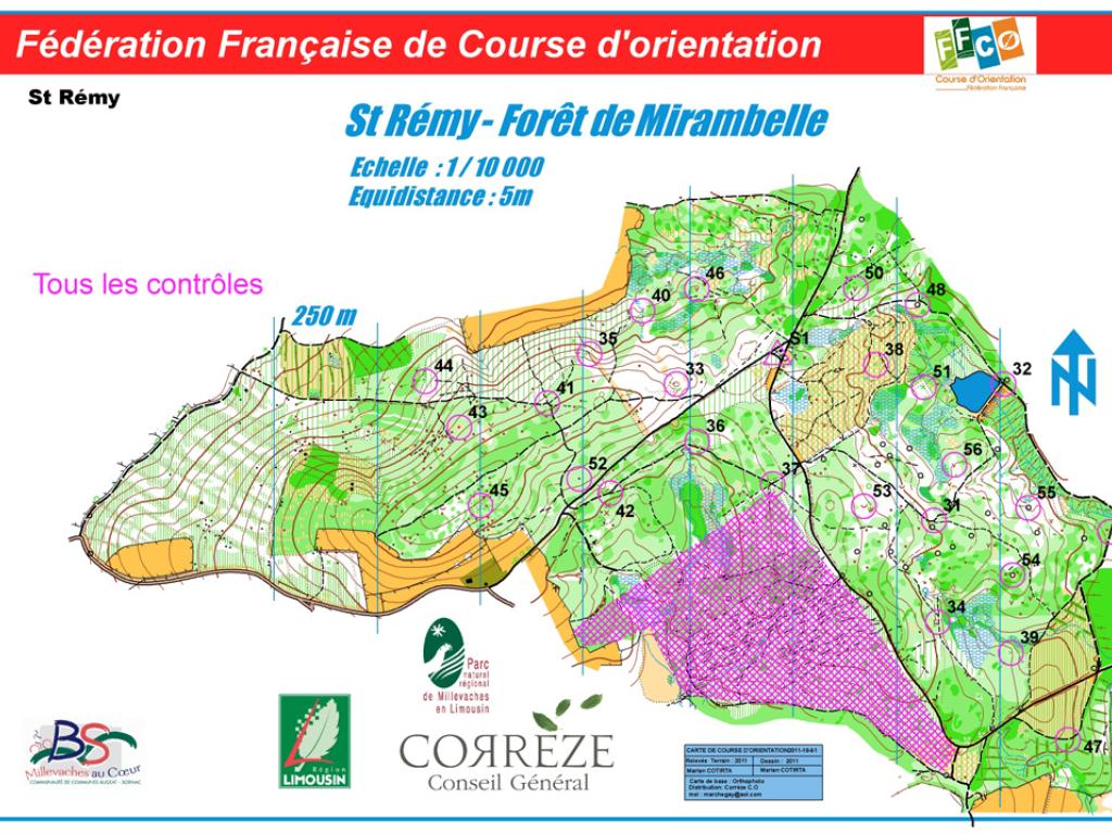 Parcours permanent d'orientation de la forêt de Mirambel