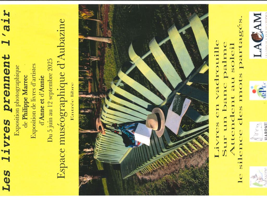 Exposition photographique - Les livres prennent l’air