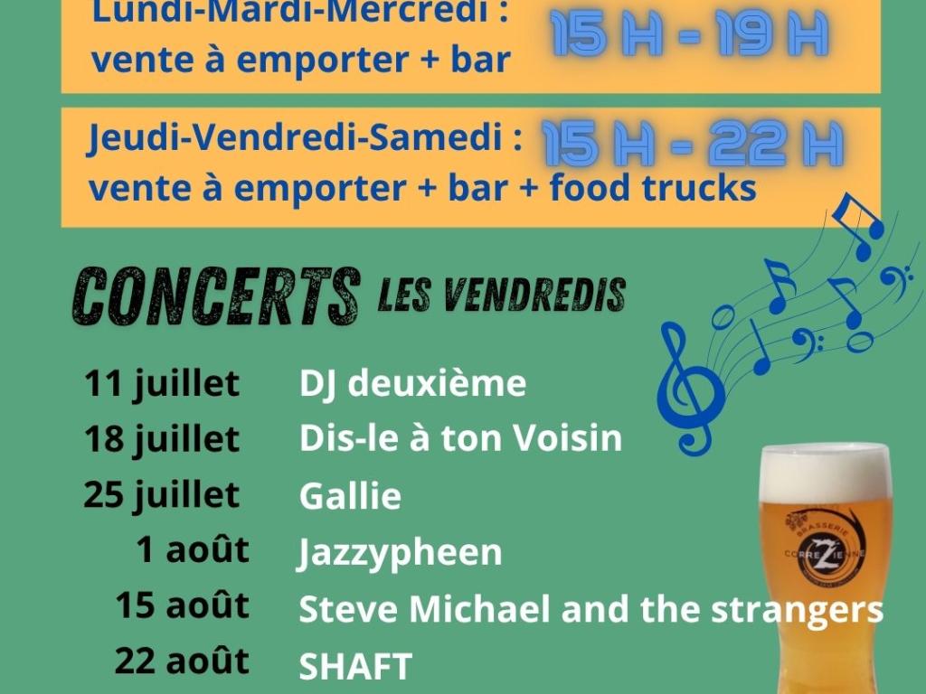Concert de fin de saison à la Brasserie Corrézienne : Soirée Jam