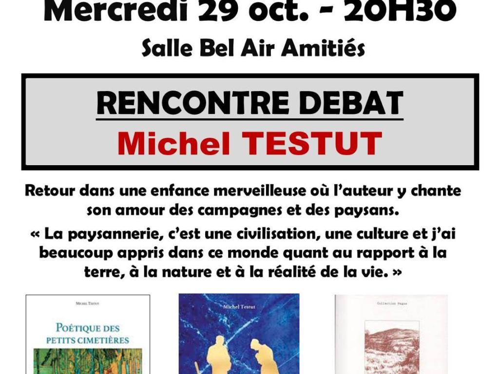 Café littéraire avec Michel Testut