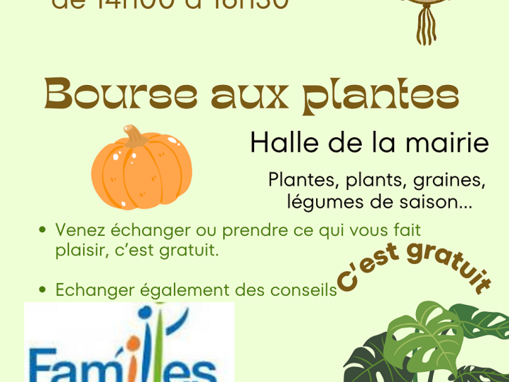 Bourse aux plantes