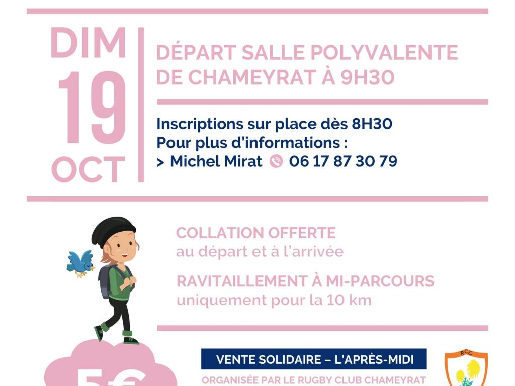 Randonnée La Chameyracoise