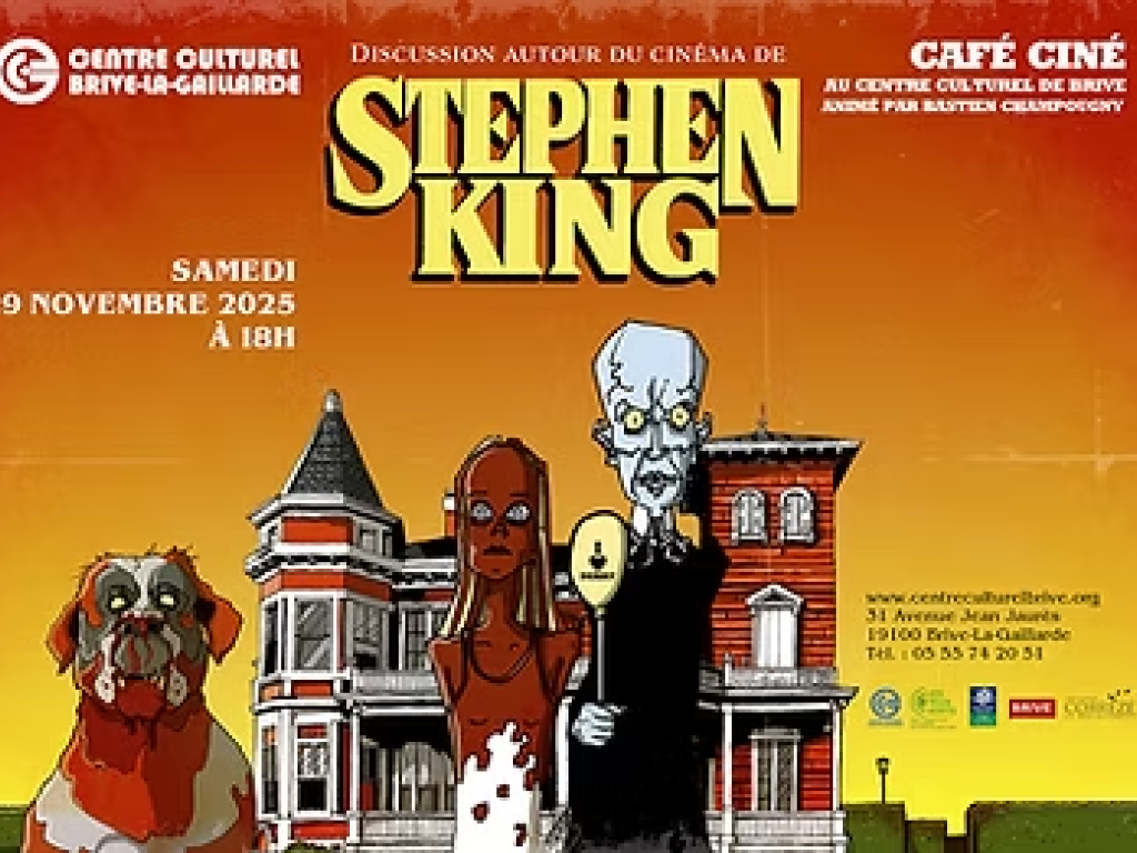 Café-ciné: Discussion autour du cinéma de Stephen King (Centre culturel)
