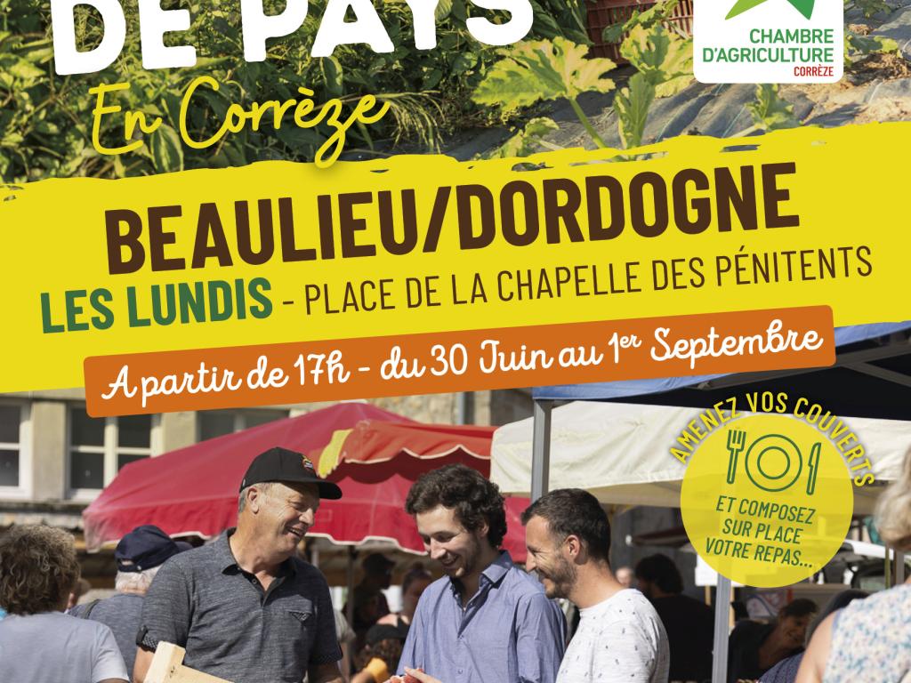 Marché des Producteurs de Pays de Beaulieu sur Dordogne