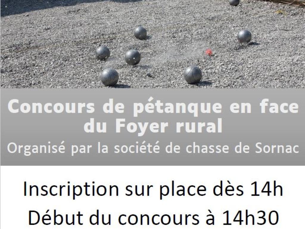 Concours de pétanque