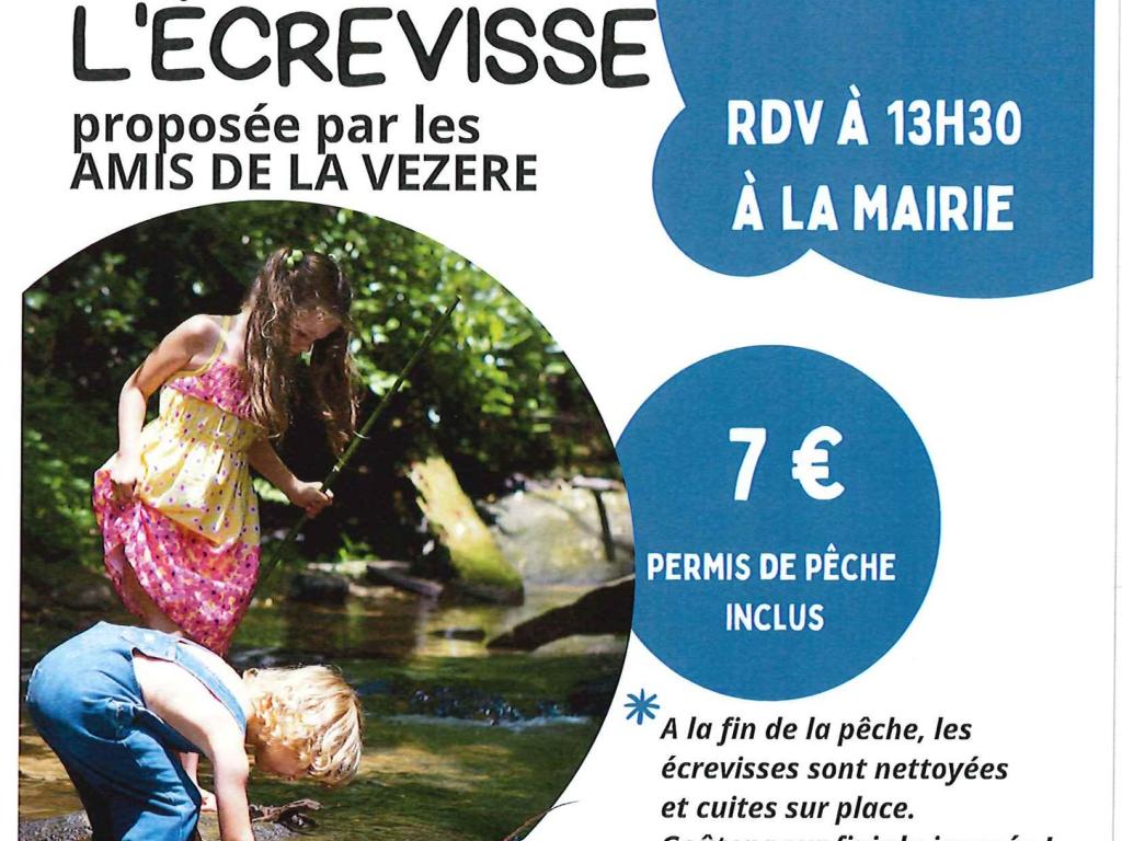 Pêche à l'écrevisse