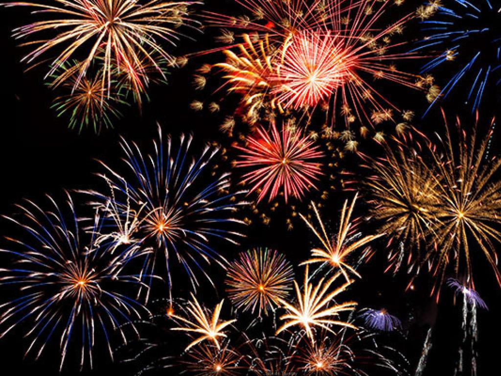 Feu d'artifice à Argentat-sur-Dordogne