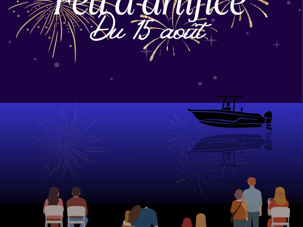 Feu d'artifice et concert au Lac des Bariousses