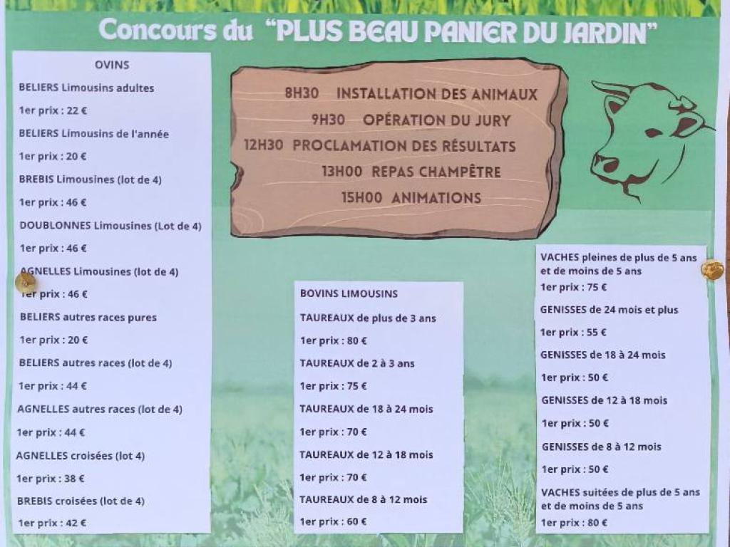 Comice Agricole du canton de Bugeat à Lestards