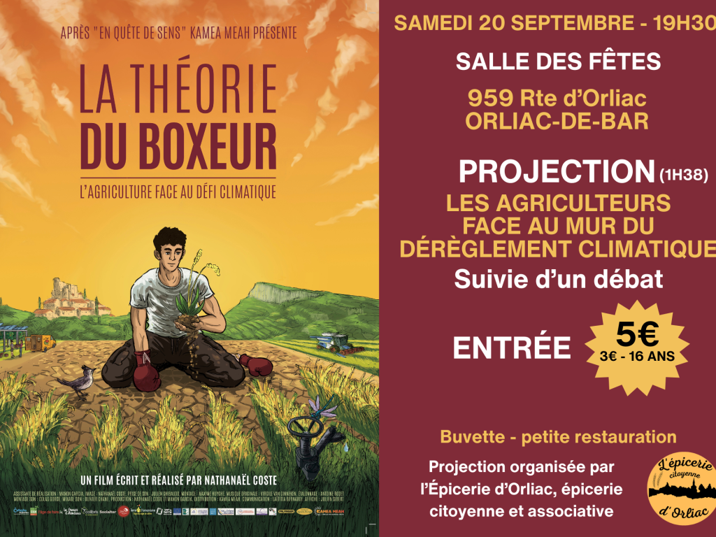 Journée du Patrimoine  :  Projection du film "La théorie du boxeur"
