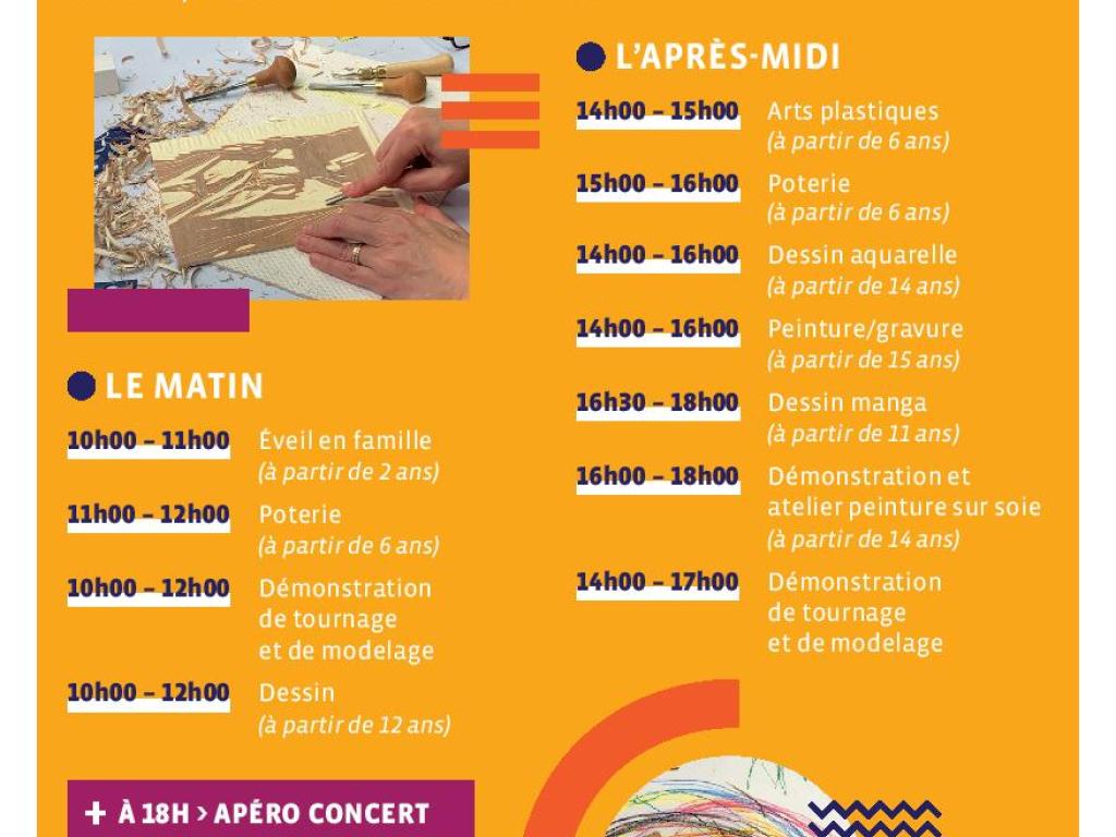 La Cour des Arts : Journées du patrimoine : Journée Portes Ouvertes