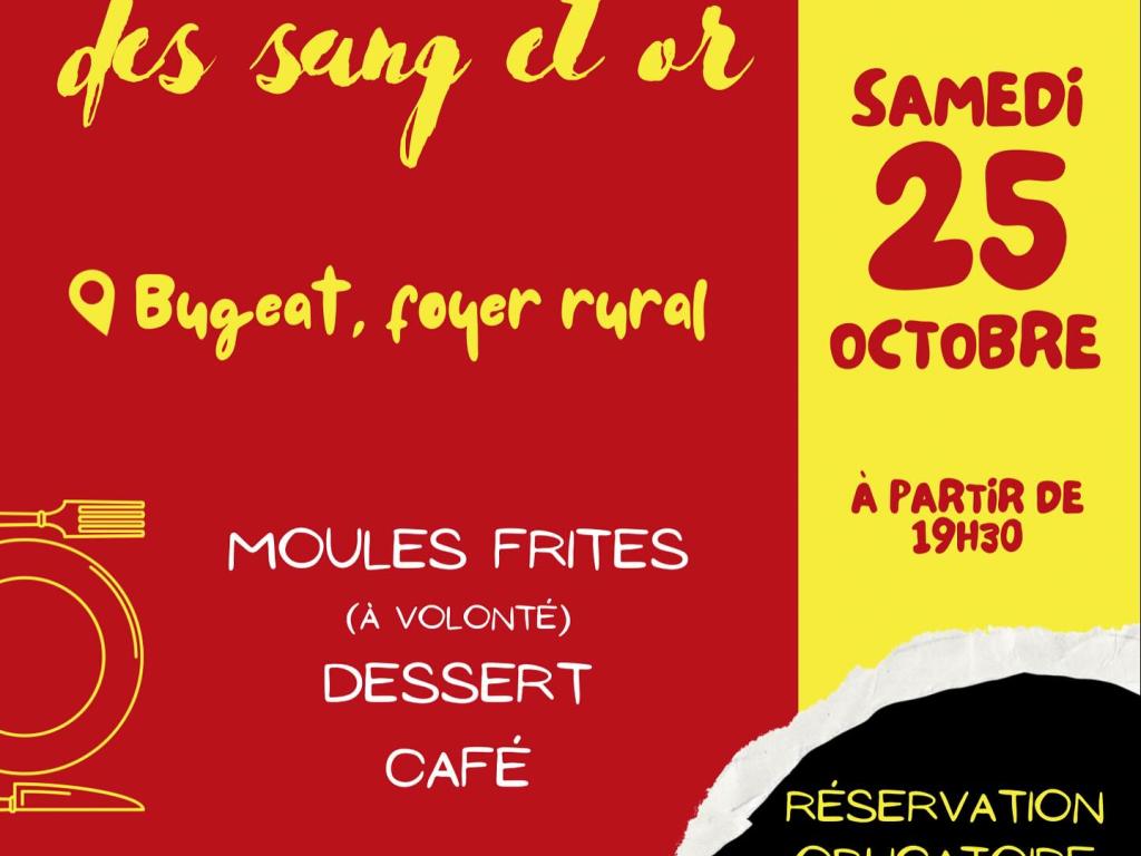 Soirée Moules Frites de L'Union Sportive Bugeacoise
