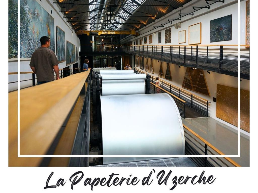 Uzerche - visite de la Papeterie