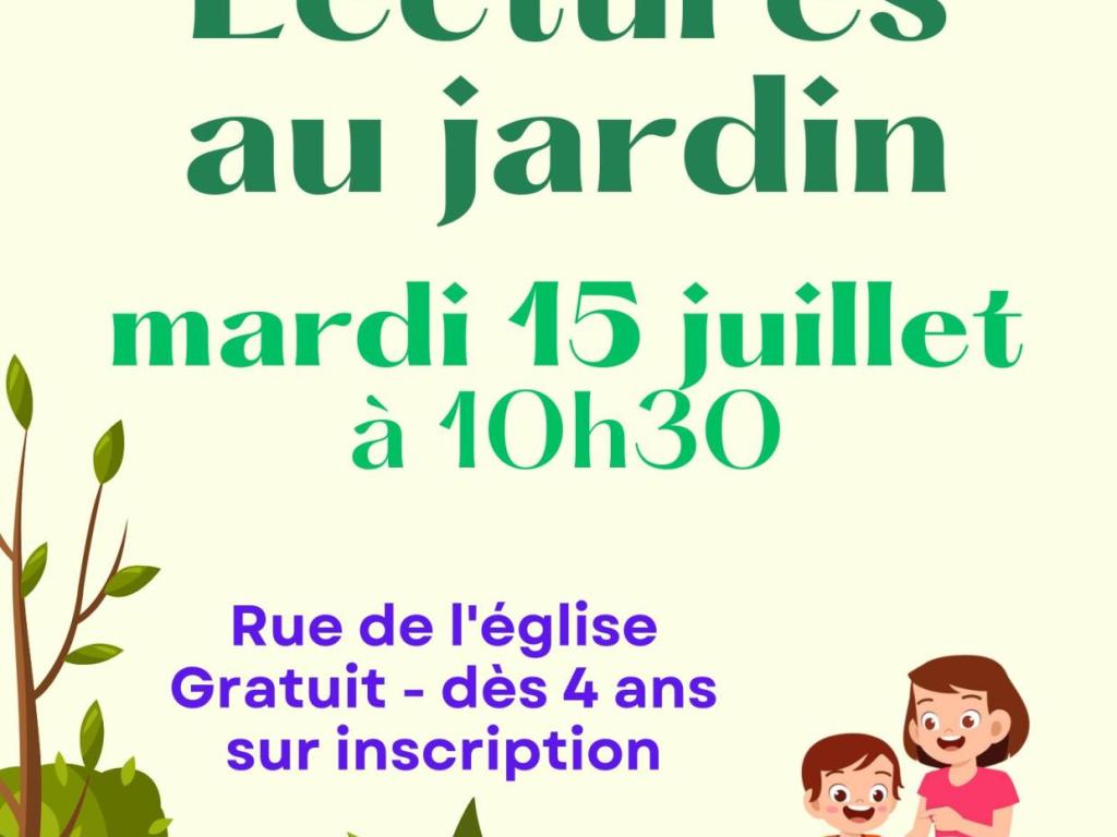 Lecture : Histoire au jardin