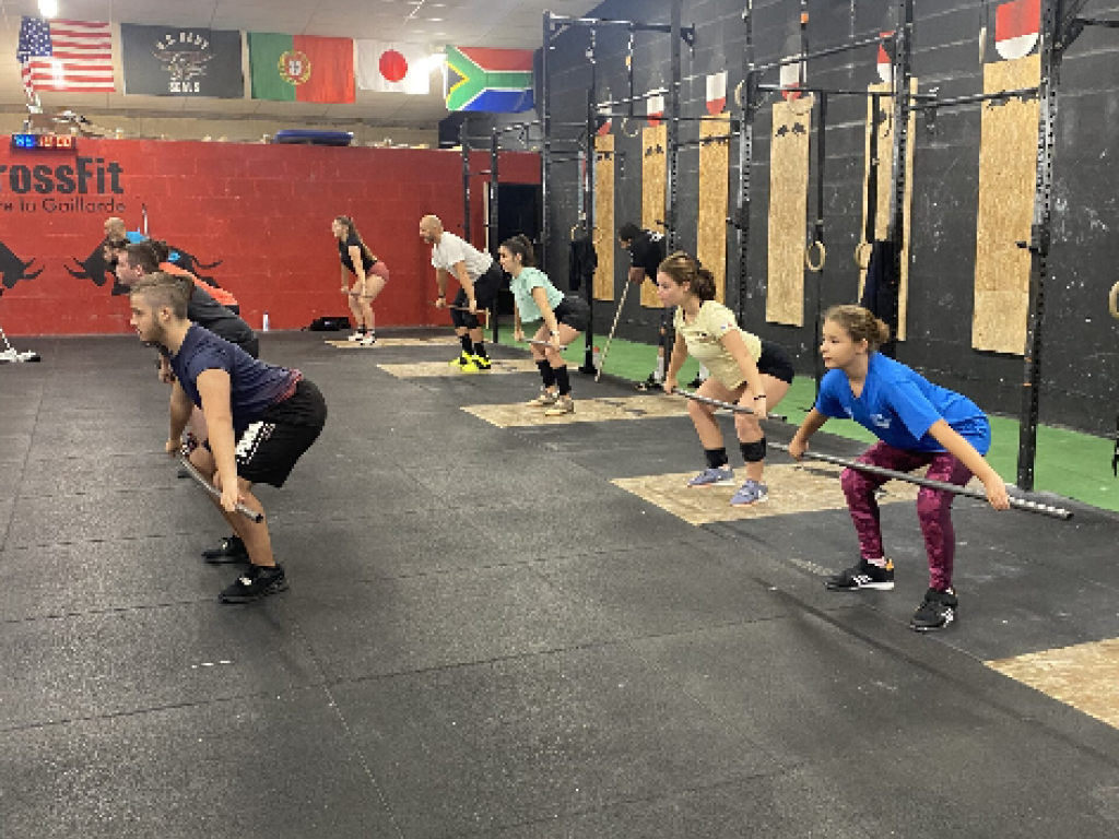 Animation découverte haltérophilie (Crossfit Brive)