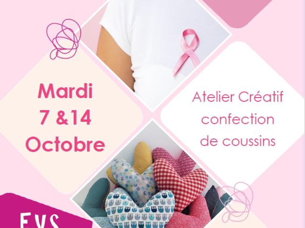 Confection de coussin coeur