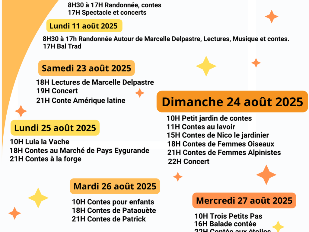 Une Journée qui Conte parmi tant d'autres qui comptent tout autant 2025