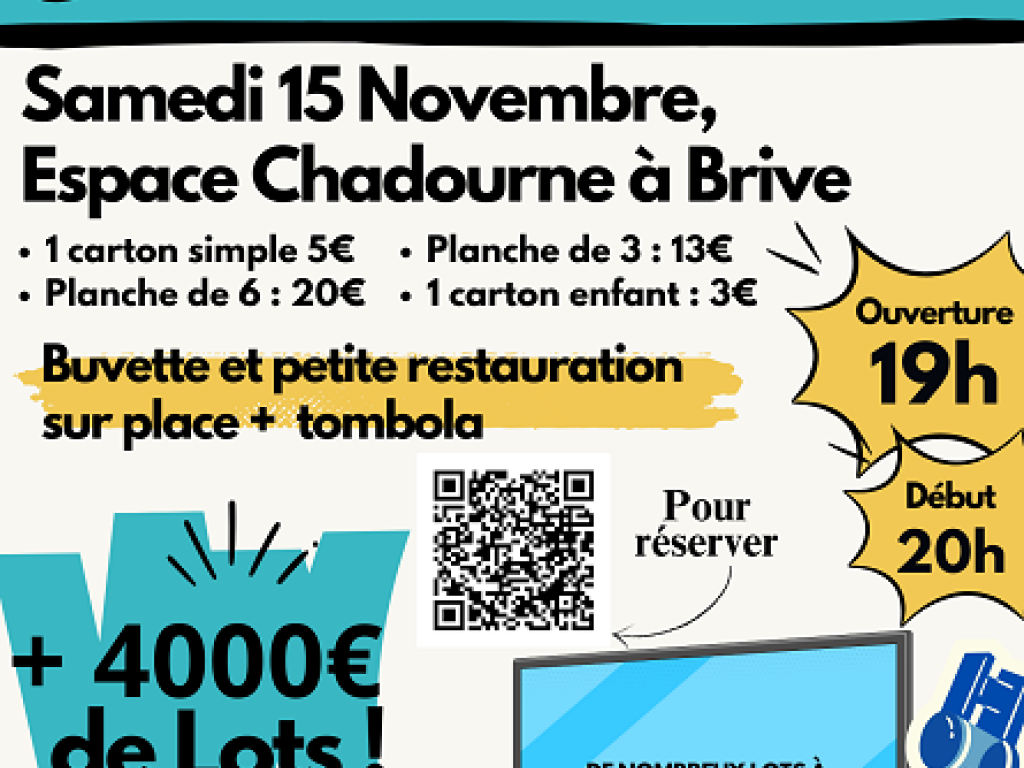 Soirée loto White Fox (Salle Chadourne)