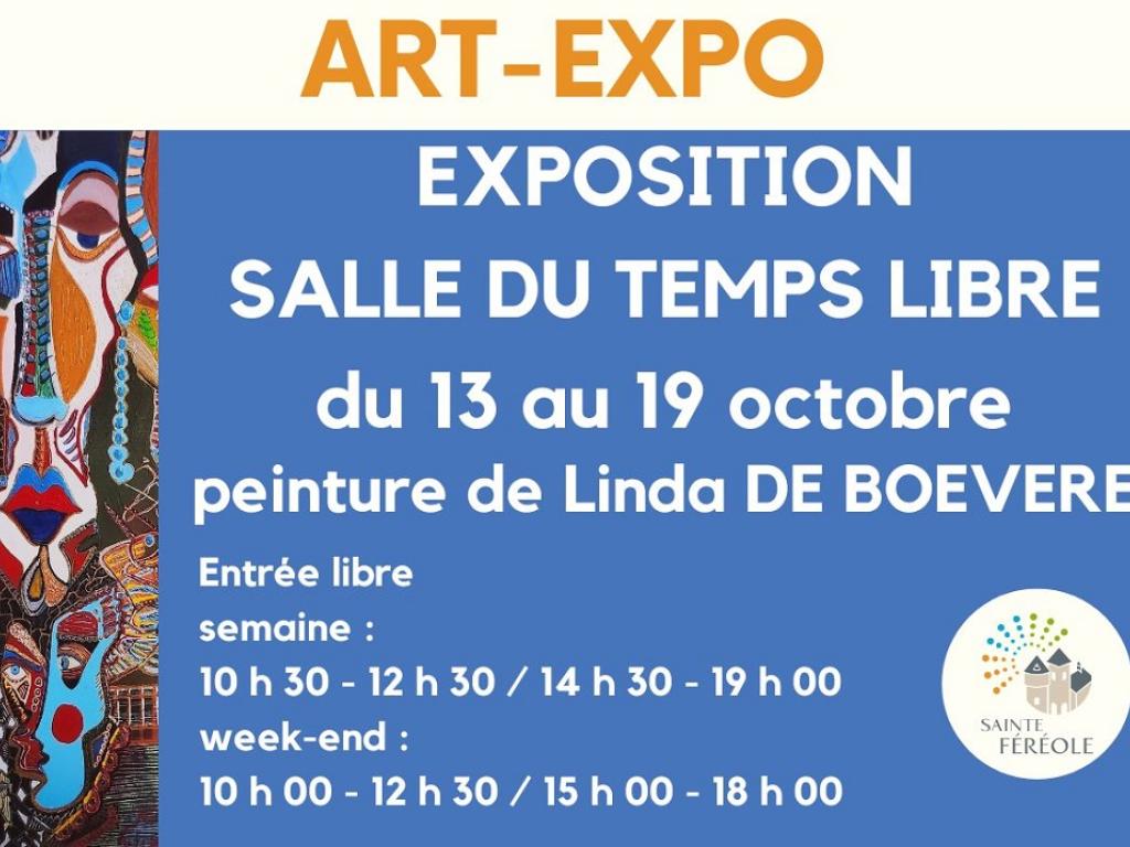 Exposition peinture Linda De Boevere (alias LdB66)