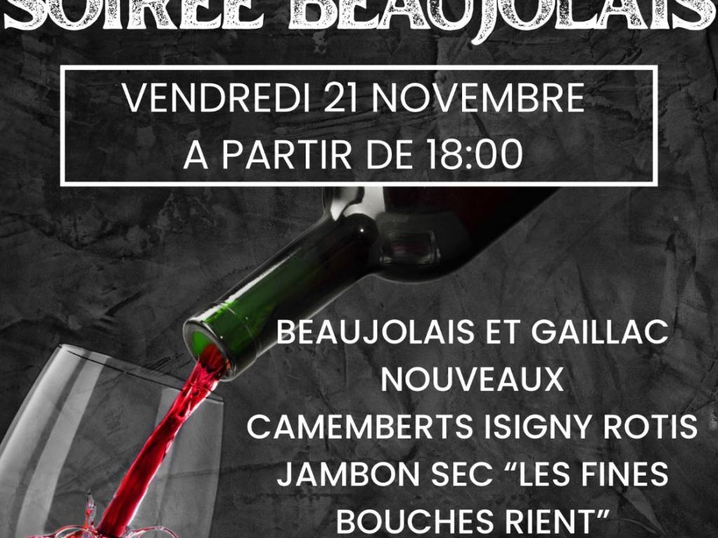 Le Beaujolais Nouveau à l'Etablissement