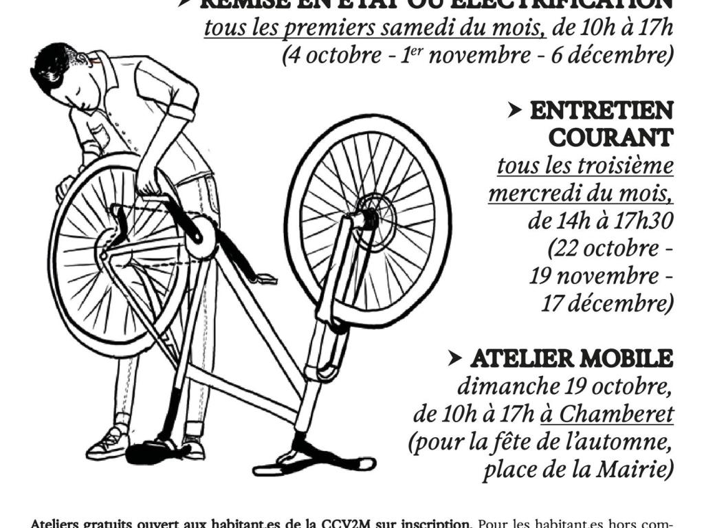 Ateliers Vélo à LACELLE avec la comcom V2M et GASEL Ateliers Vélo à LACELLE avec la comcom V2M et GASEL