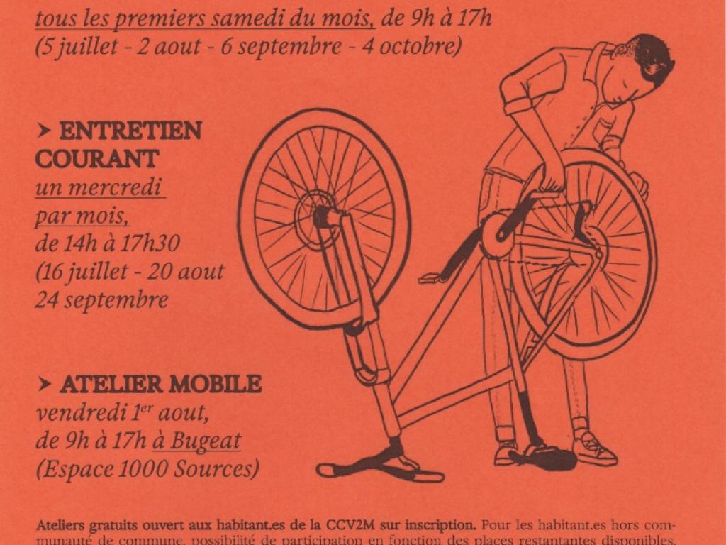 Ateliers Vélo à LACELLE avec la comcom V2M et GASEL