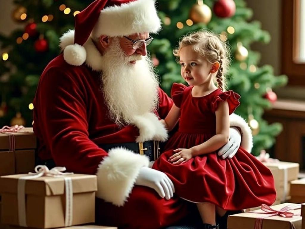 Noël à Brive 2025: Père Noël dans son chalet