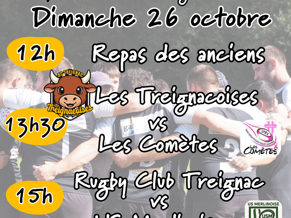 Rugby Club Treignac Jour de Match