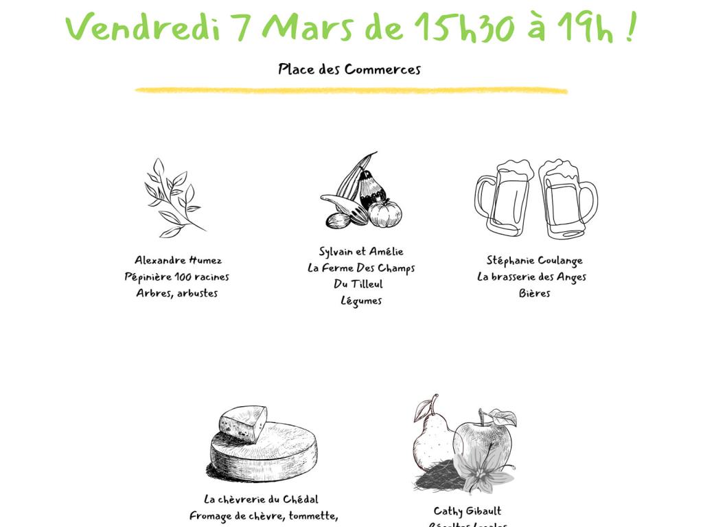 Marché à la Halle Chamboulivoise