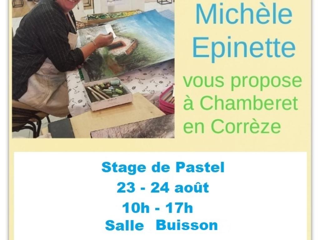 Stage de pastel avec Michèle EPINETTE