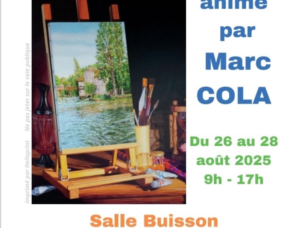 Stage de peinture à l'huile avec Marc COLA