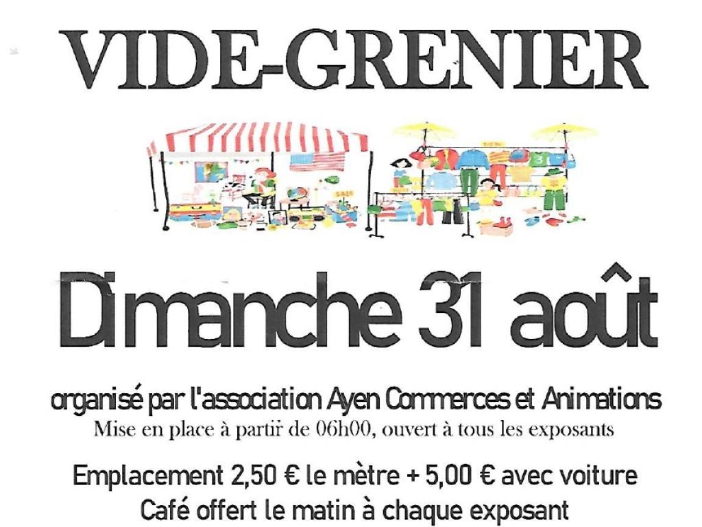 Vide grenier à Ayen