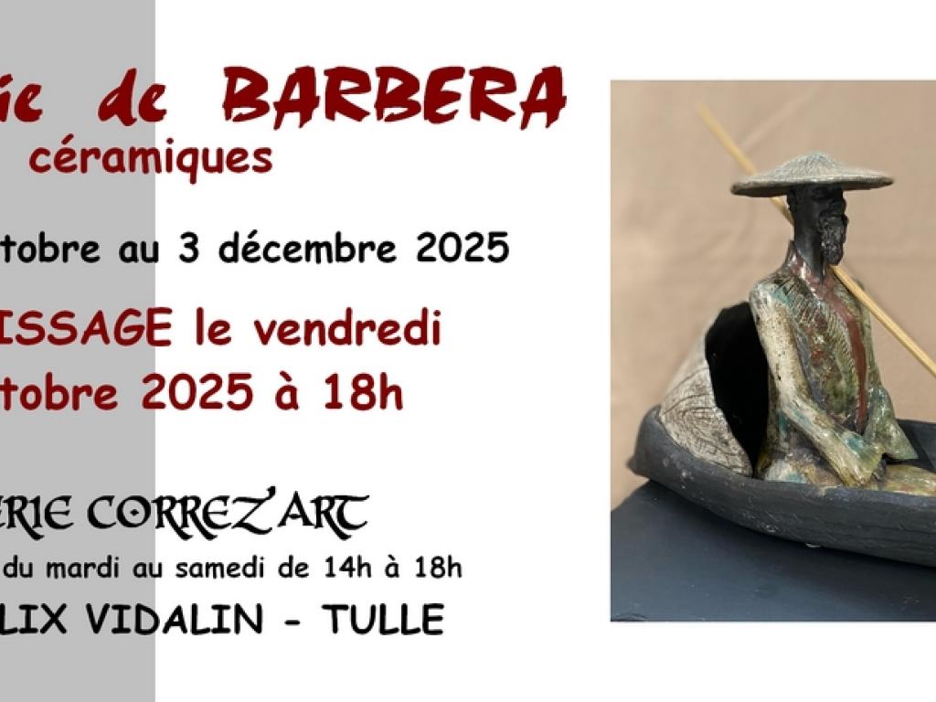 Galerie Correz'art : Exposition Nathalie de Barbera