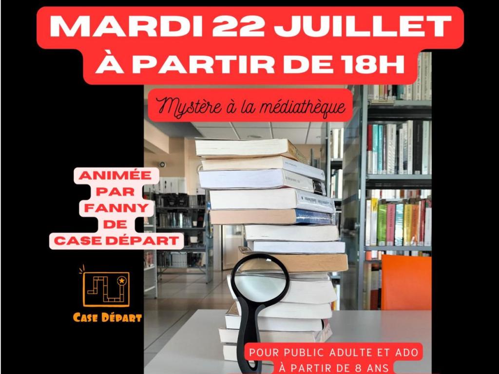 Soirée enquête : Mystère à la médiathèque