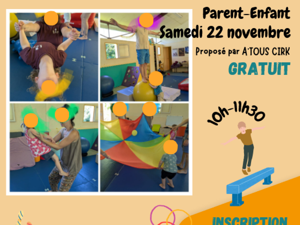 Découverte du cirque à l'Espace Famille