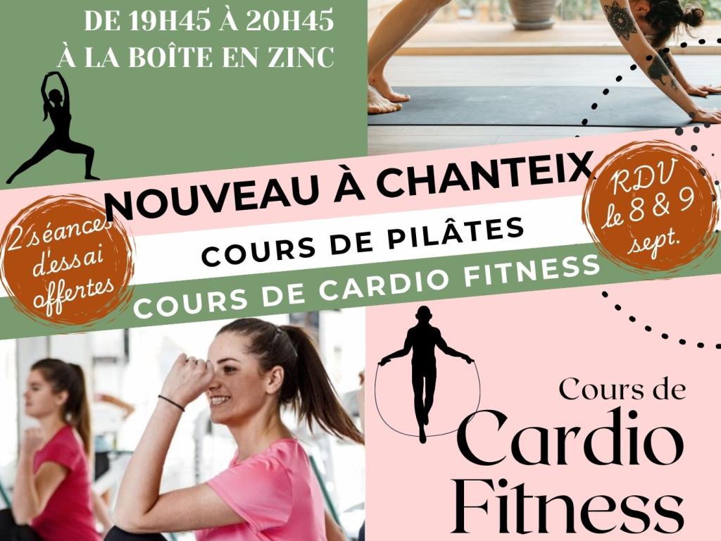 Cours de Pilates et Cours de Cardio fitness
