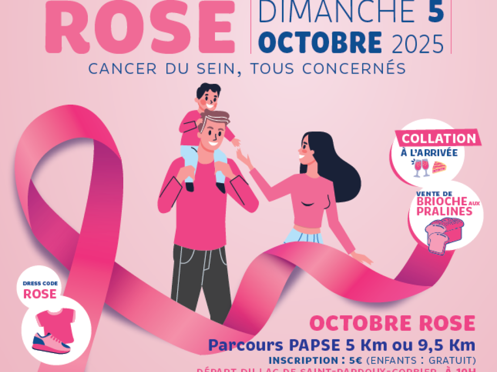 Marche Rose à Saint-Pardoux-Corbier