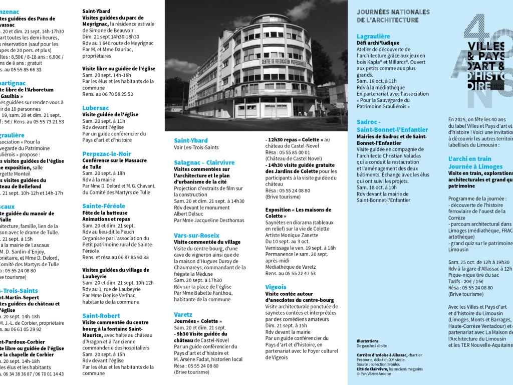 Journées Nationales de l'Architecture à Lagraulière