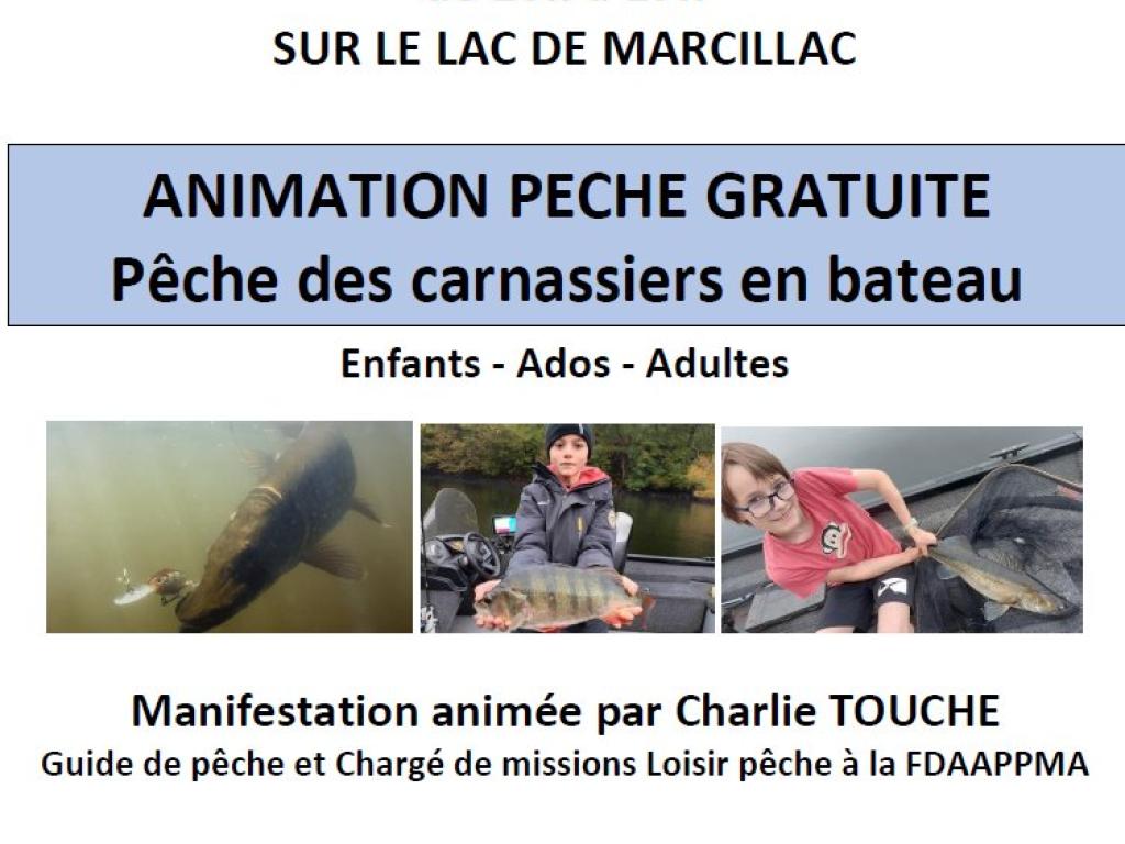Pêche des carnassiers en bateau