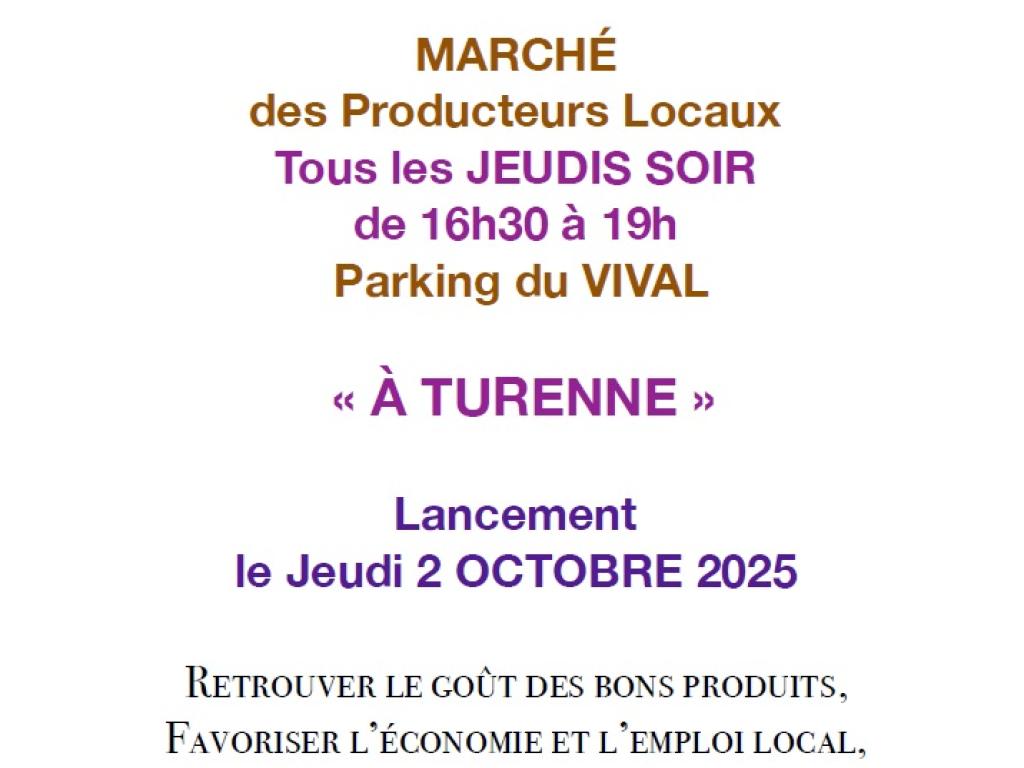Marché des producteurs locaux