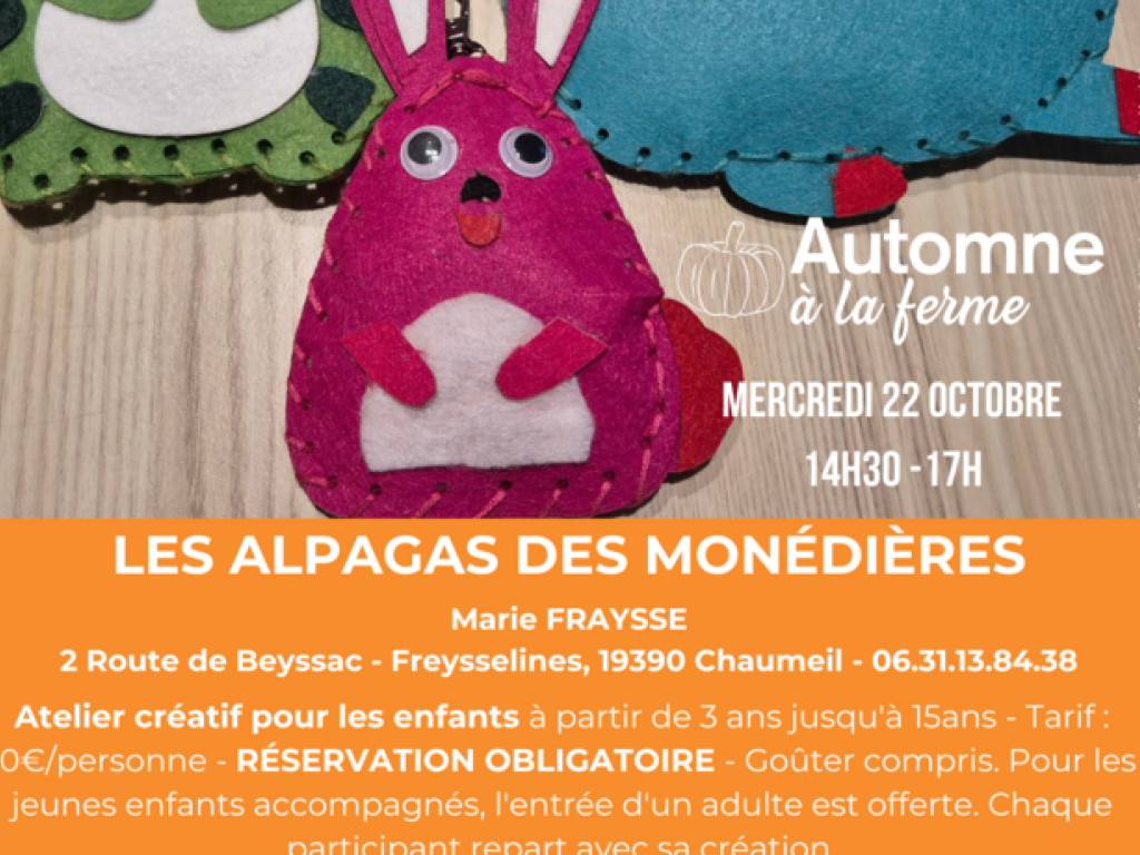 Automne à la ferme - Les Alpagas des Monédières
