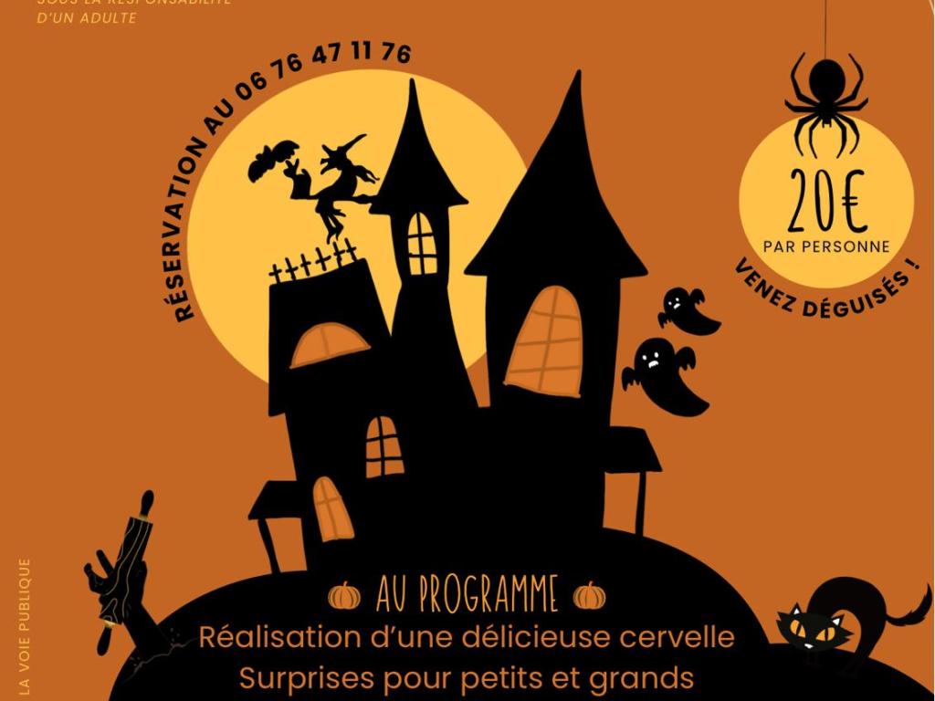 Atelier patisserie spécial Halloween