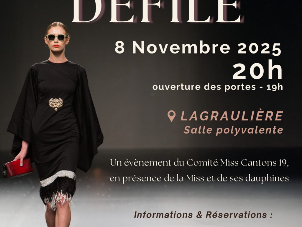 Diner spectacle avec Terre de Mode défilé