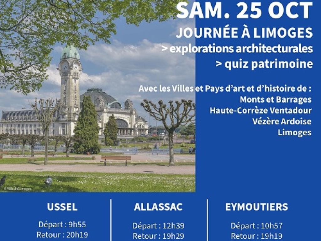 L'archi en train, journée à Limoges