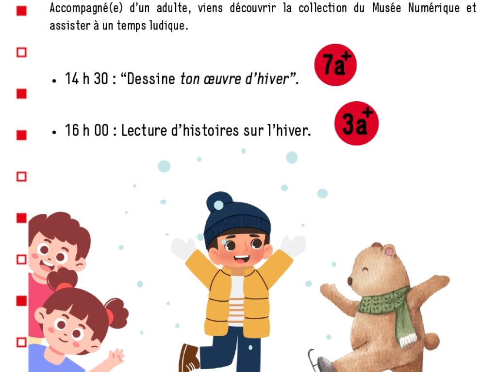 Micro-Folie : le rendez-vous des enfants : histoires sur l'hiver